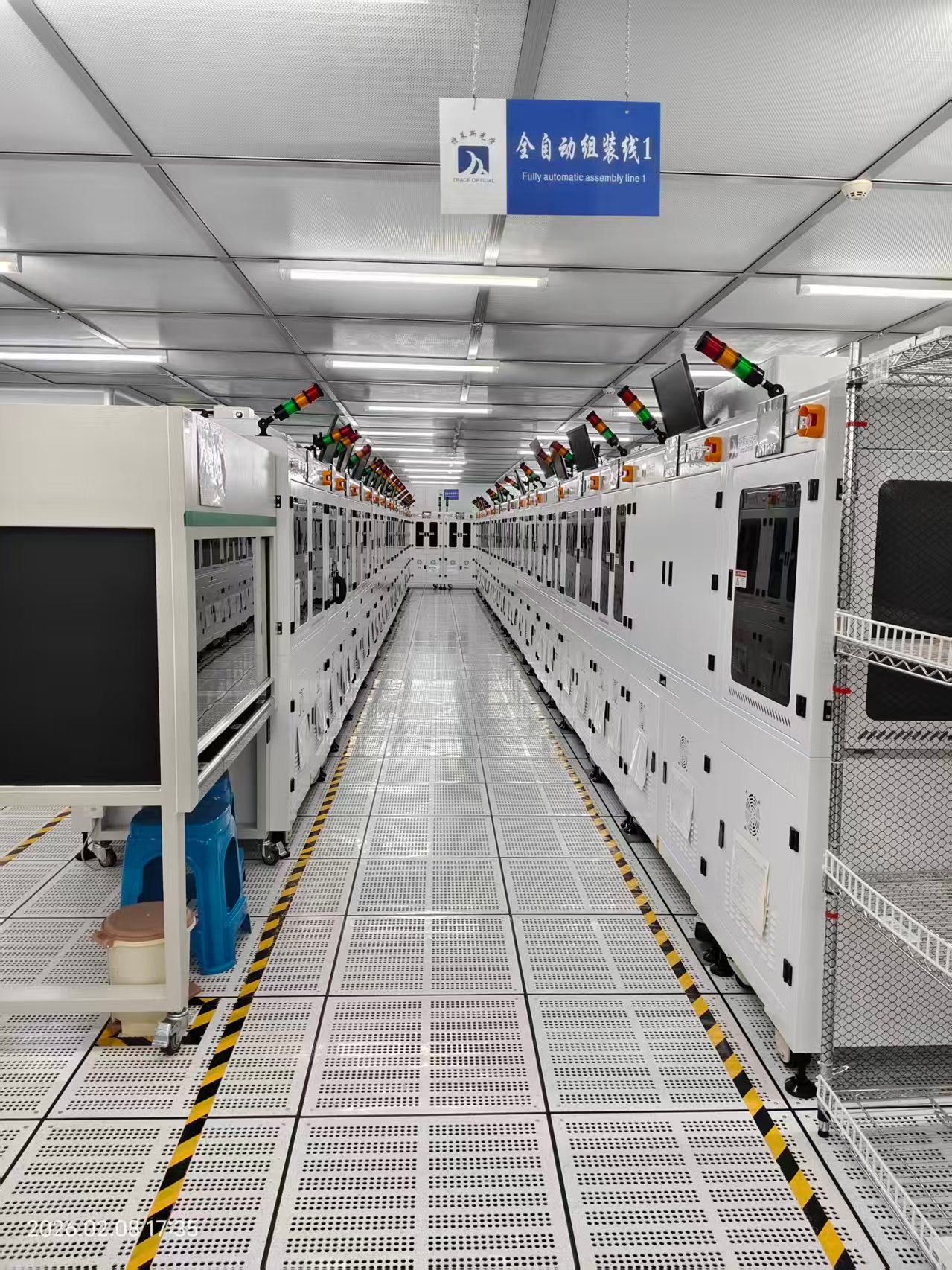 TRACE Optical fully automatic assembly line 1